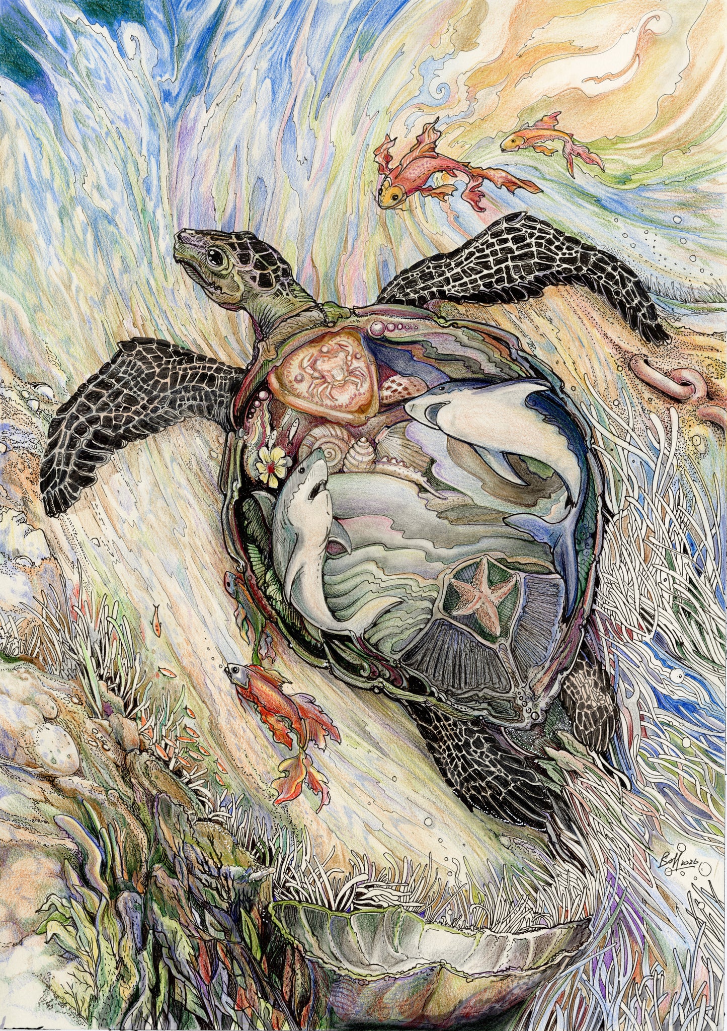 Tattooed Turtle 3 - The Warrior